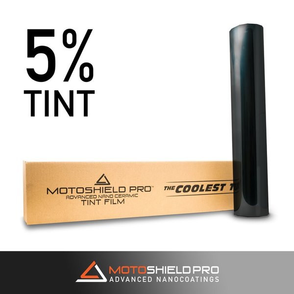 Motoshield Pro Nano Ceramic Window Tint Film for Auto, Car, Truck | 5% VLT (20” in x 100’ ft Roll) 430-201